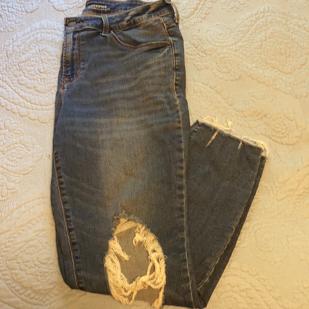 Old Navy Ankle Rockstar Mid-Rise Jeans
